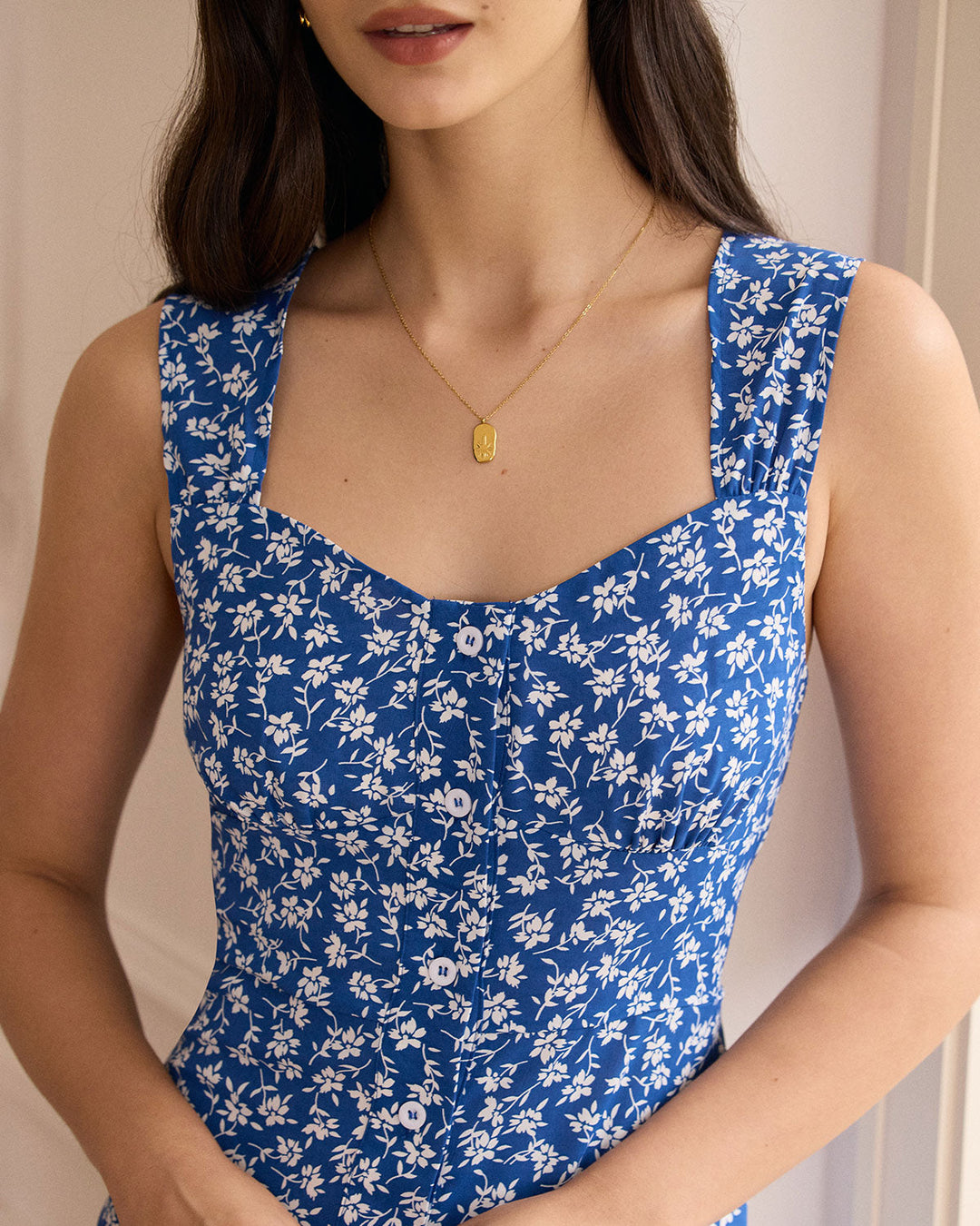 Morgan and Brooke | Floral Midi Dress for Women