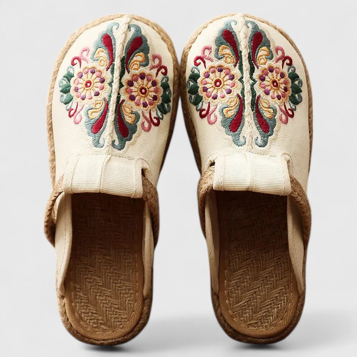 Morgan and Brooke | Handmade Floral Mules