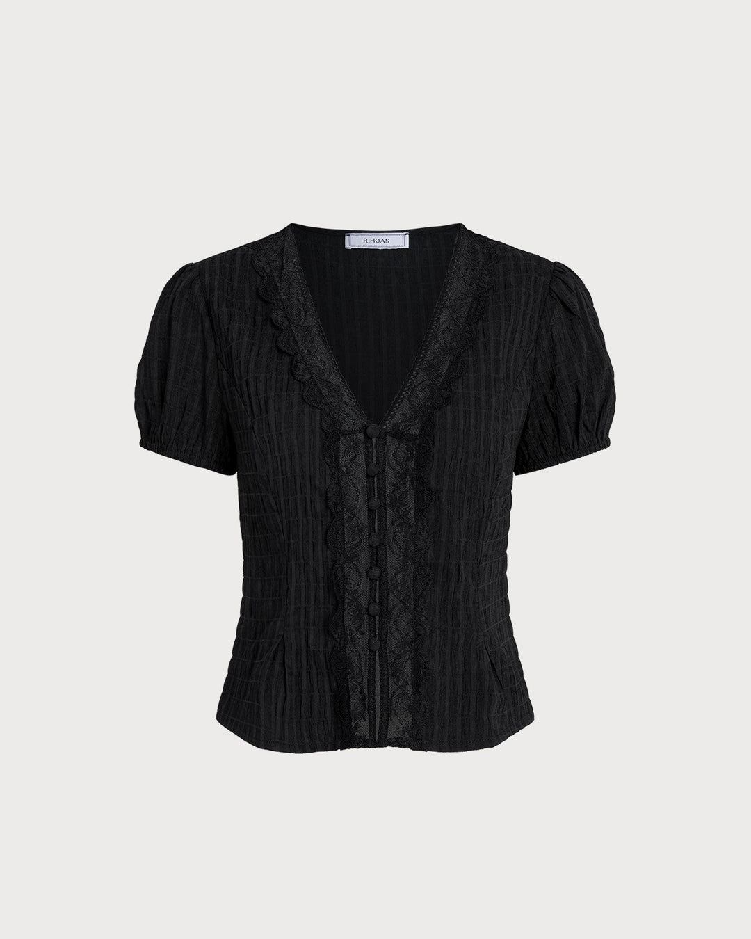 Morgan and Brooke | Black Lace Blouse