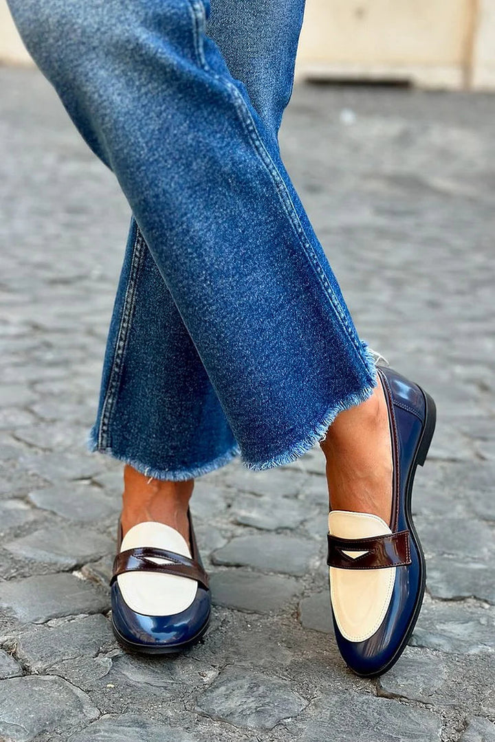 Morgan and Brooke | | Loafer - Navy Blue