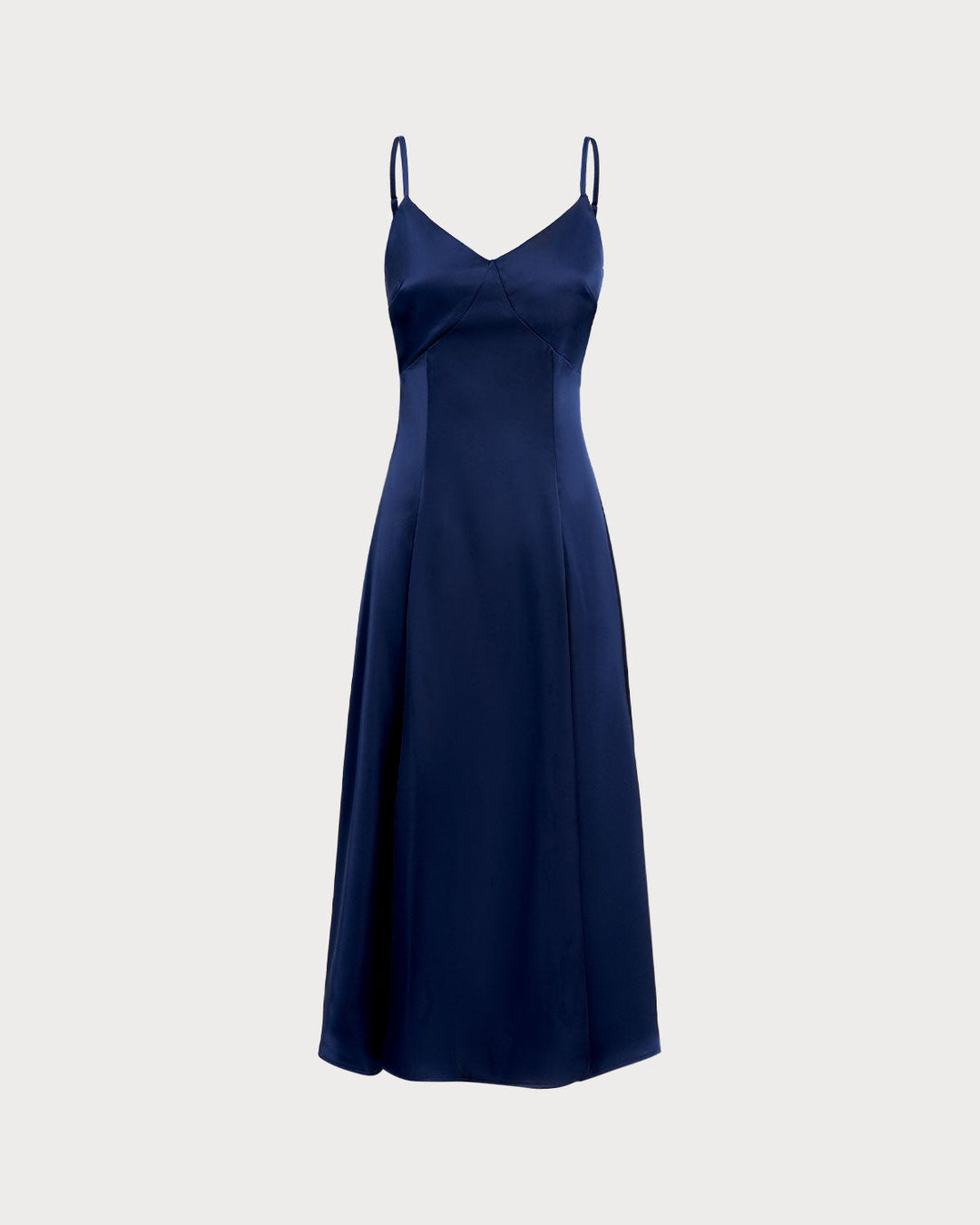 Morgan and Brooke | A-Line Slip Maxi Dress, Navy