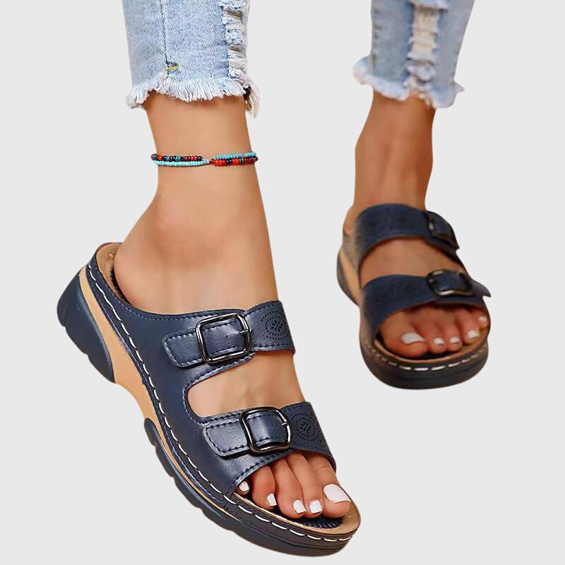 Morgan and Brooke | Diora™ | Orthopedic Leather Sandals