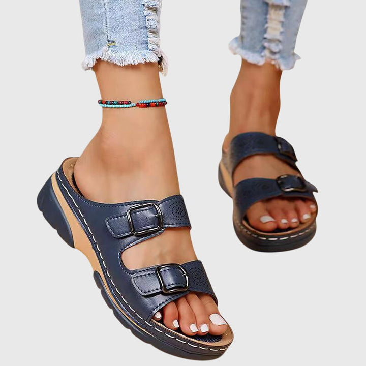 Morgan and Brooke | Diora™ | Orthopedic Leather Sandals