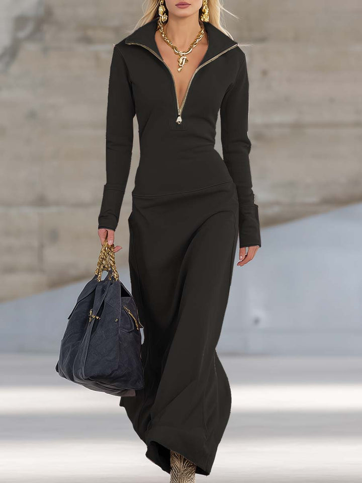 Morgan & Brooke | Pink V-Neck Evening Dress