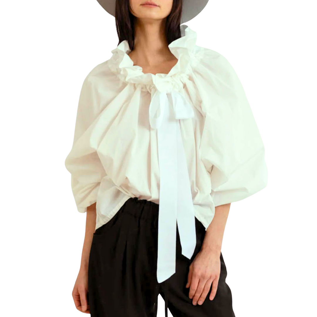 Morgan and Brooke | Bellarine | Puffed Cotton Blouse