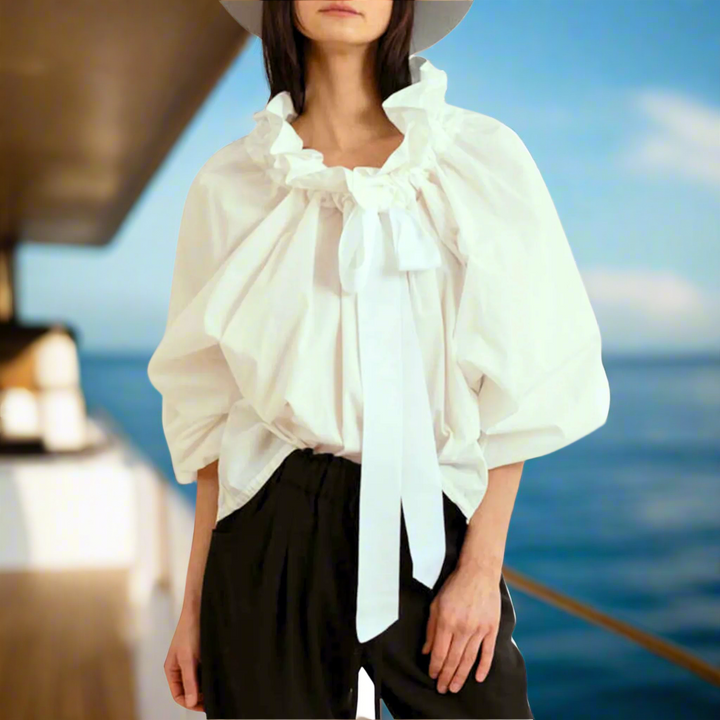 Morgan and Brooke | Bellarine | Puffed Cotton Blouse