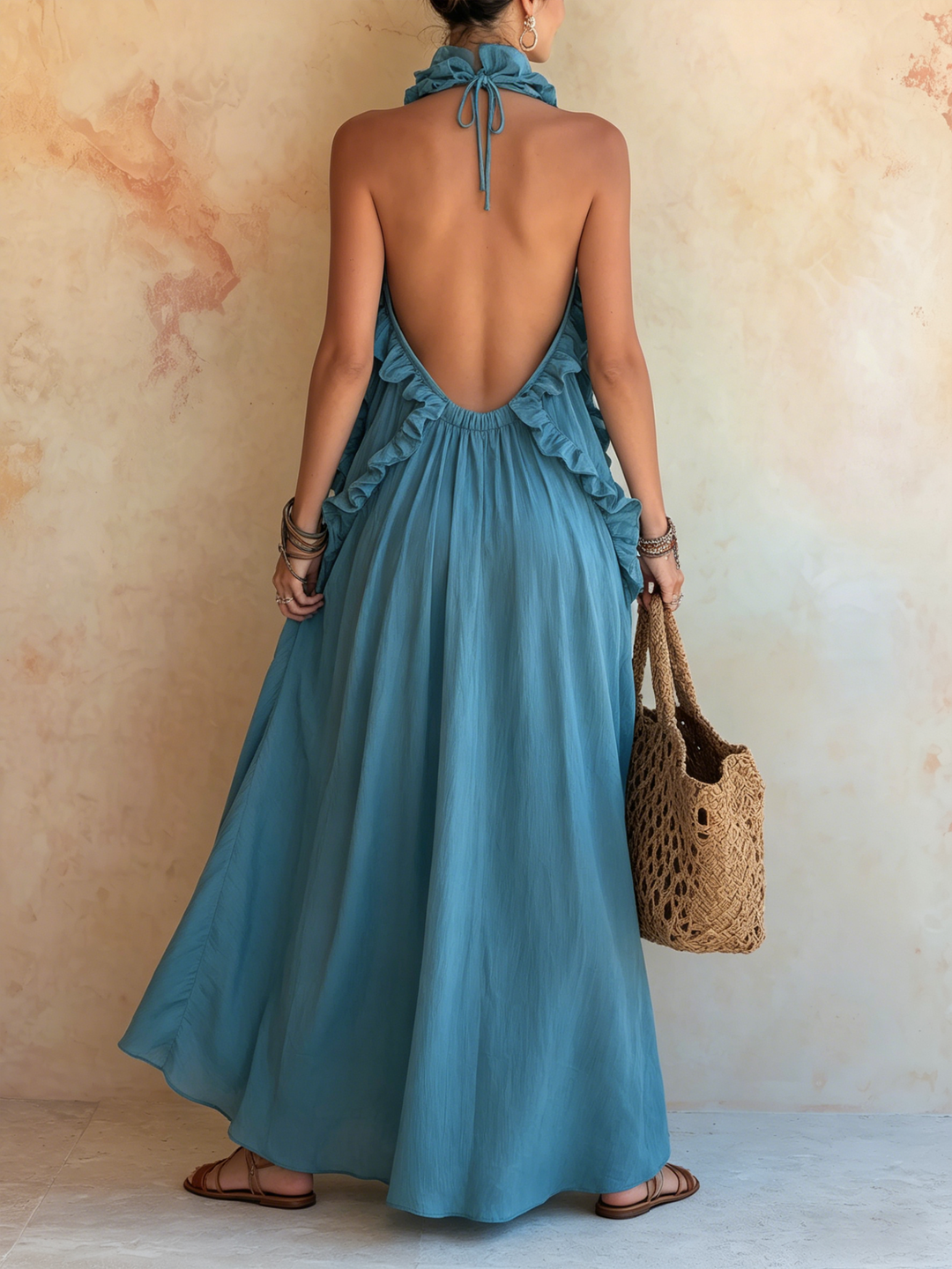 Morgan & Brooke | Slim Fit Midi Tencel Denim Dress