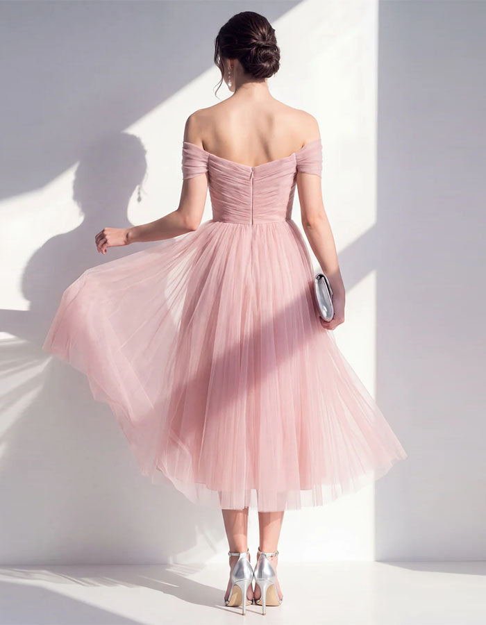 Morgan & Brooke | Pink Tulle Dress