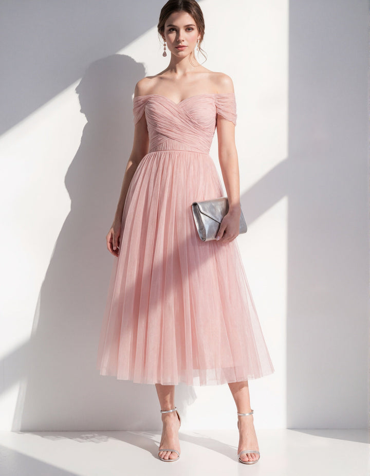Morgan & Brooke | Pink Tulle Dress