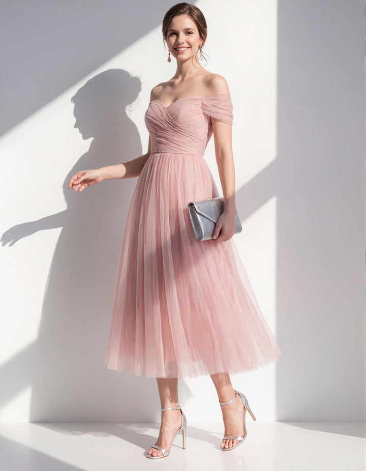 Morgan & Brooke | Pink Tulle Dress