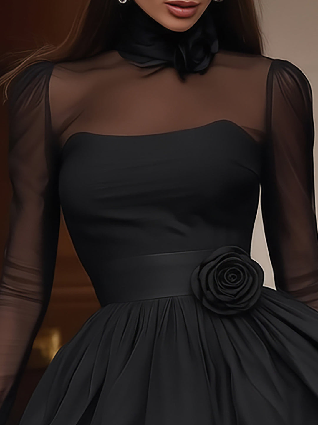Morgan & Brooke | Black Dress