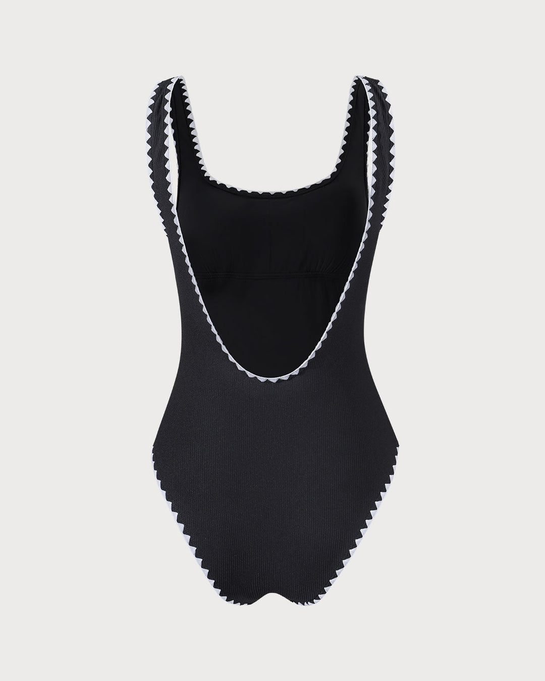 Morgan and Brooke | Ribbed One Piece Swimwear for Women in Black