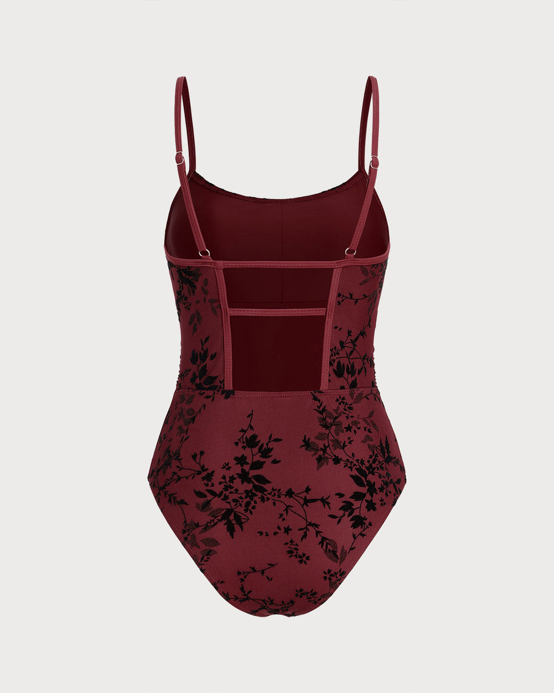 Morgan and Brooke | Floral One Piece Swimwear for Women in Red