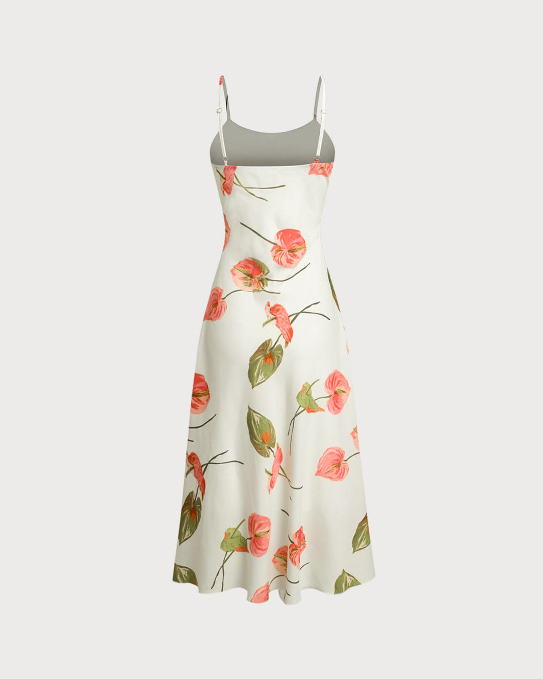 Morgan and Brooke | Floral Slip Midi Dress, White