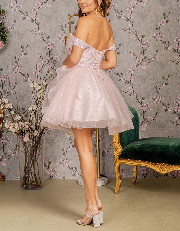 Morgan & Brooke | Mint Green Tulle Cocktail Sleeveless Dress