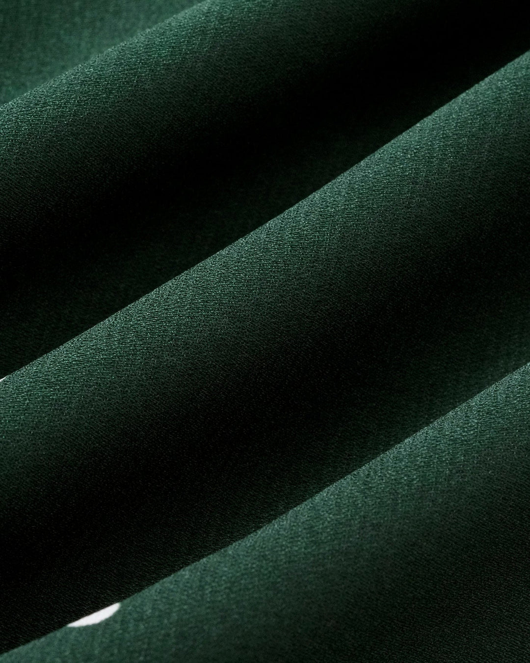 Morgan and Brooke | V Neck Polka Dot Mini Dress for Women in Green