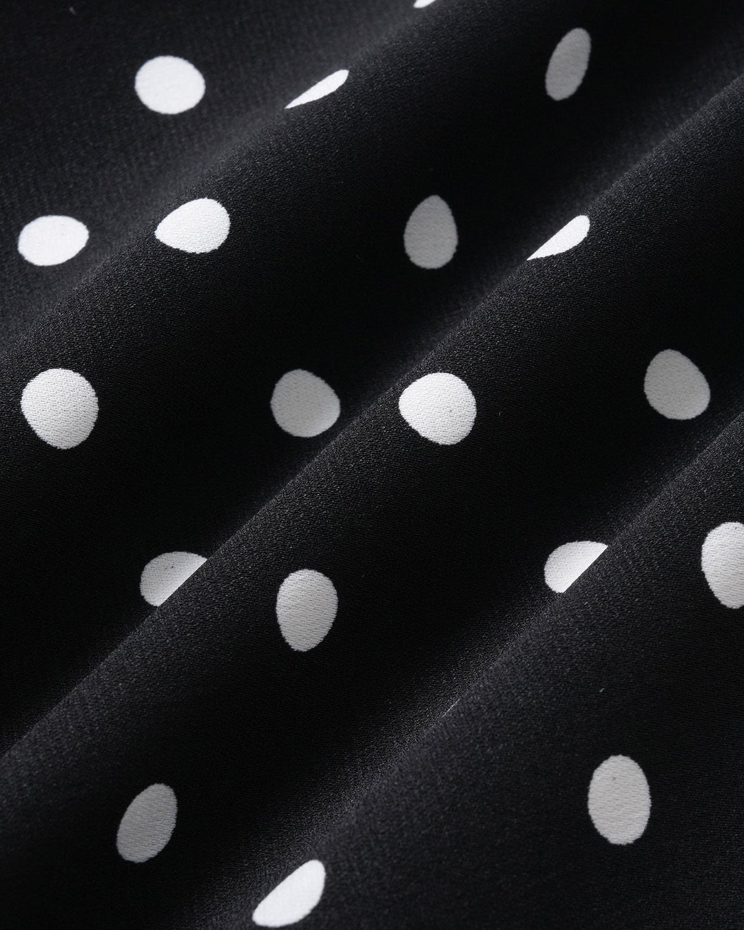Morgan and Brooke | Polka Dot Midi Skirt for Women in Black