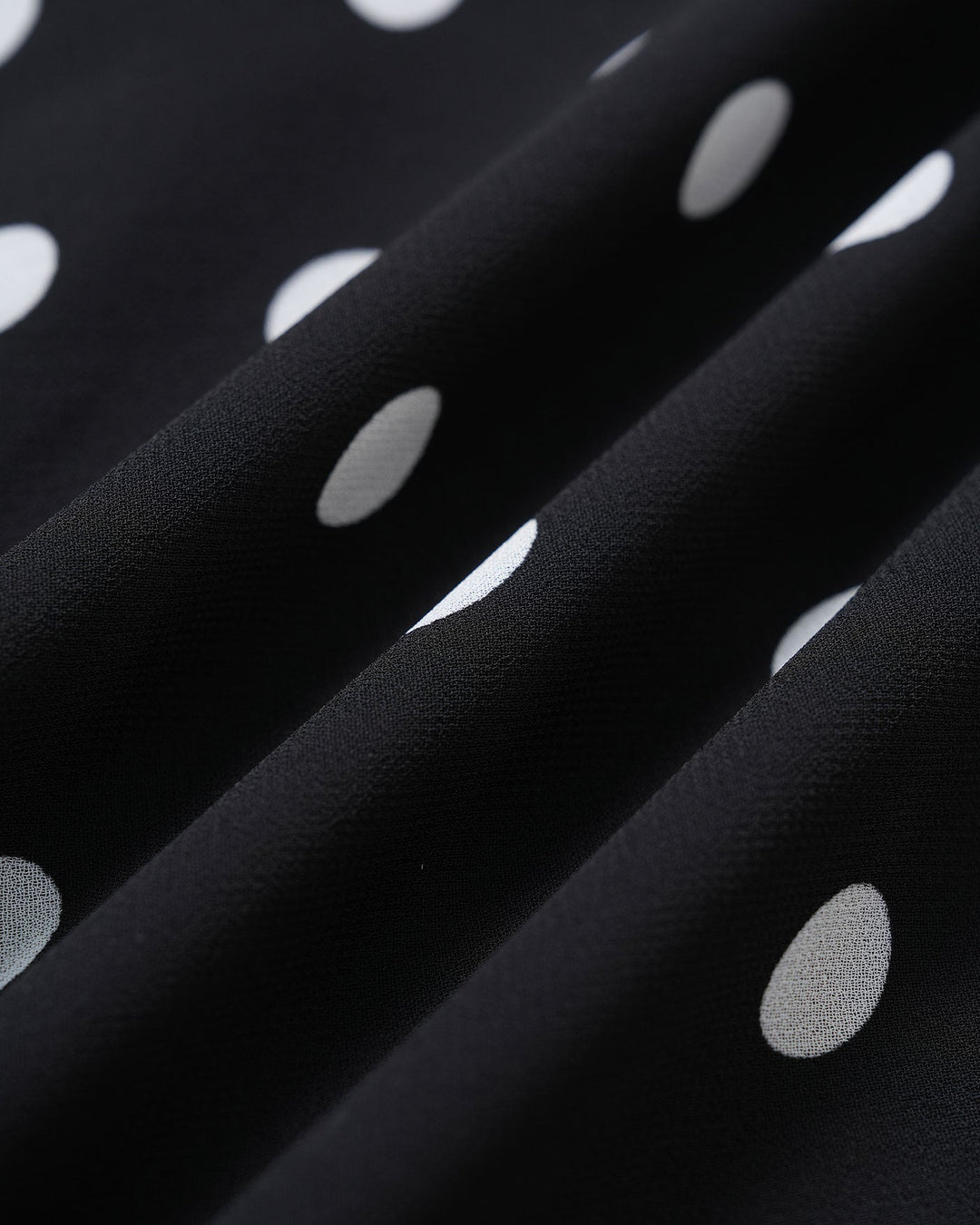 Morgan and Brooke | Black Polka Dot Maxi Dress