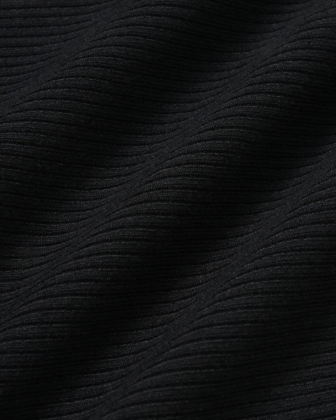 Morgan and Brooke | Black V Neck Ribbed Knit Tank Top