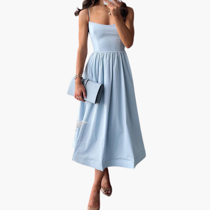 Morgan & Brooke | Strappy A-Line Midi Dress
