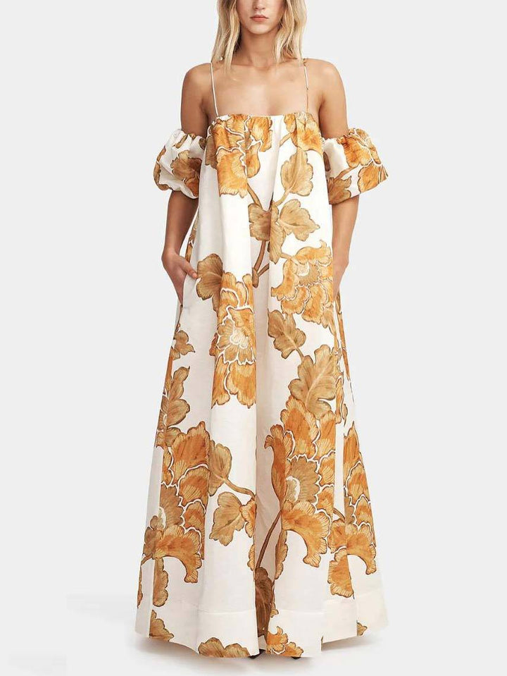 Morgan & Brooke | Floral Print Sling Dress