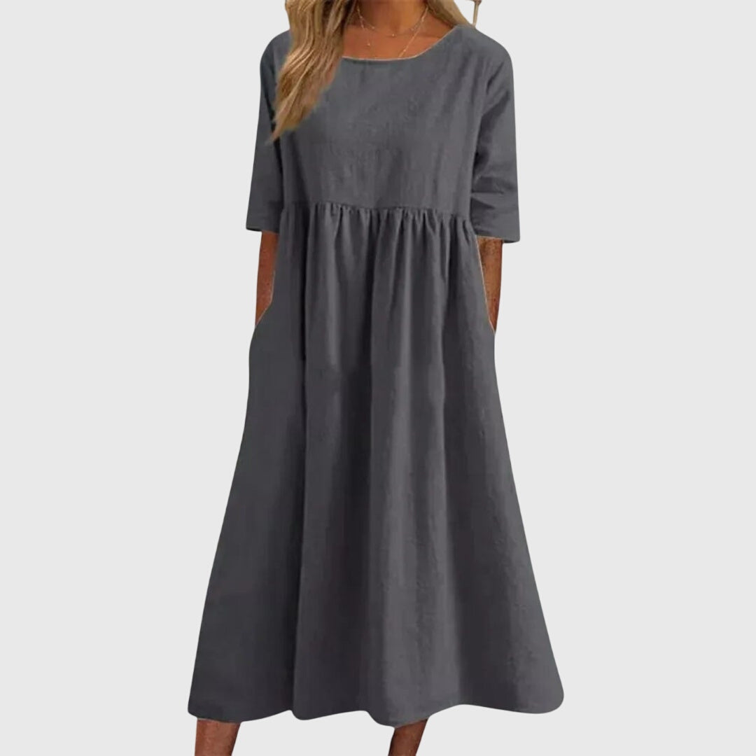 Morgan and Brooke | Haisley™ | Short-Sleeved Dress