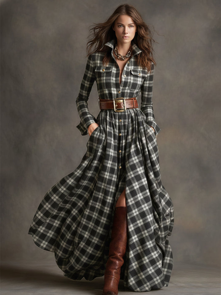Morgan & Brooke | Brown Casual Dress