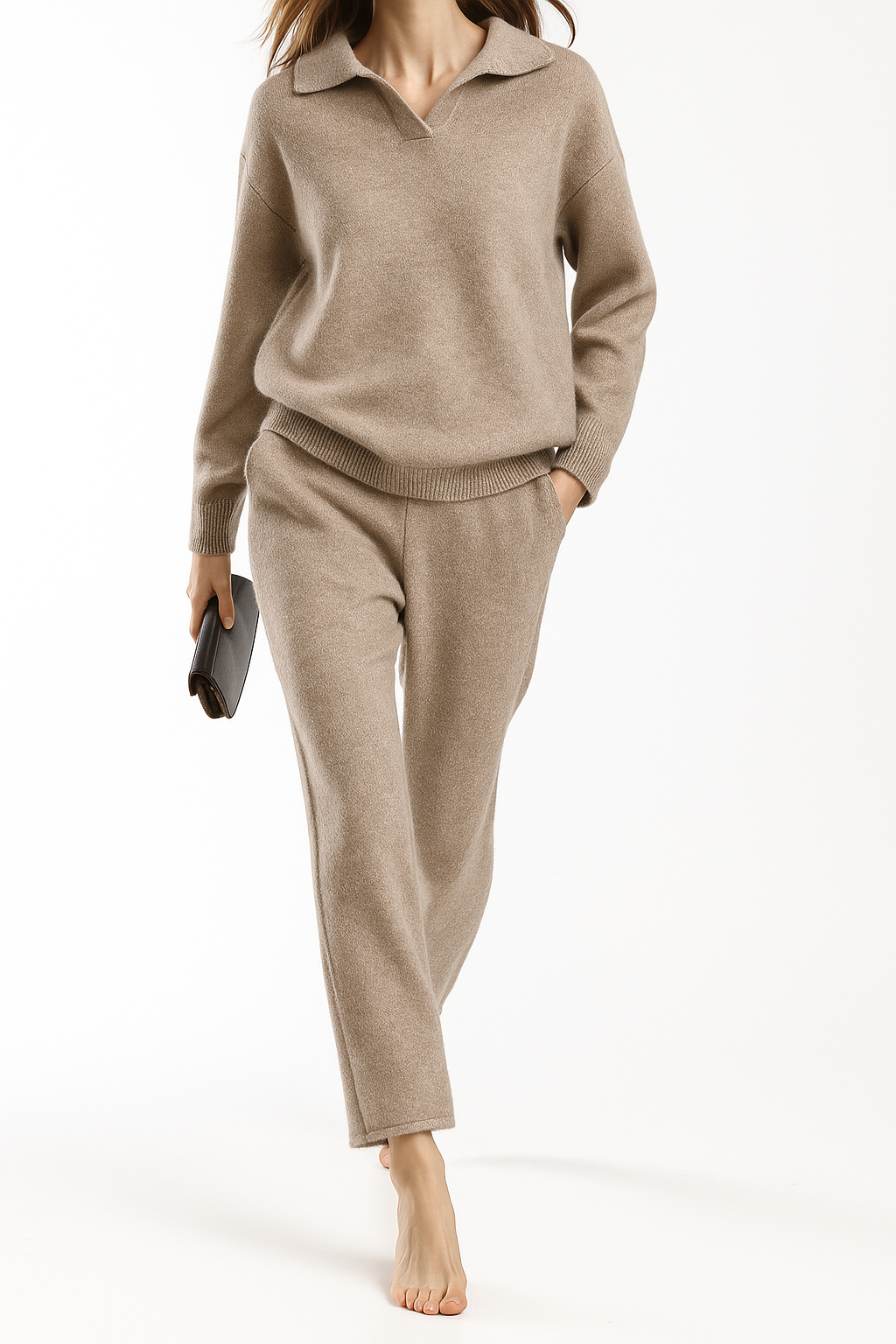 Morgan and Brooke | Polo Knit Set