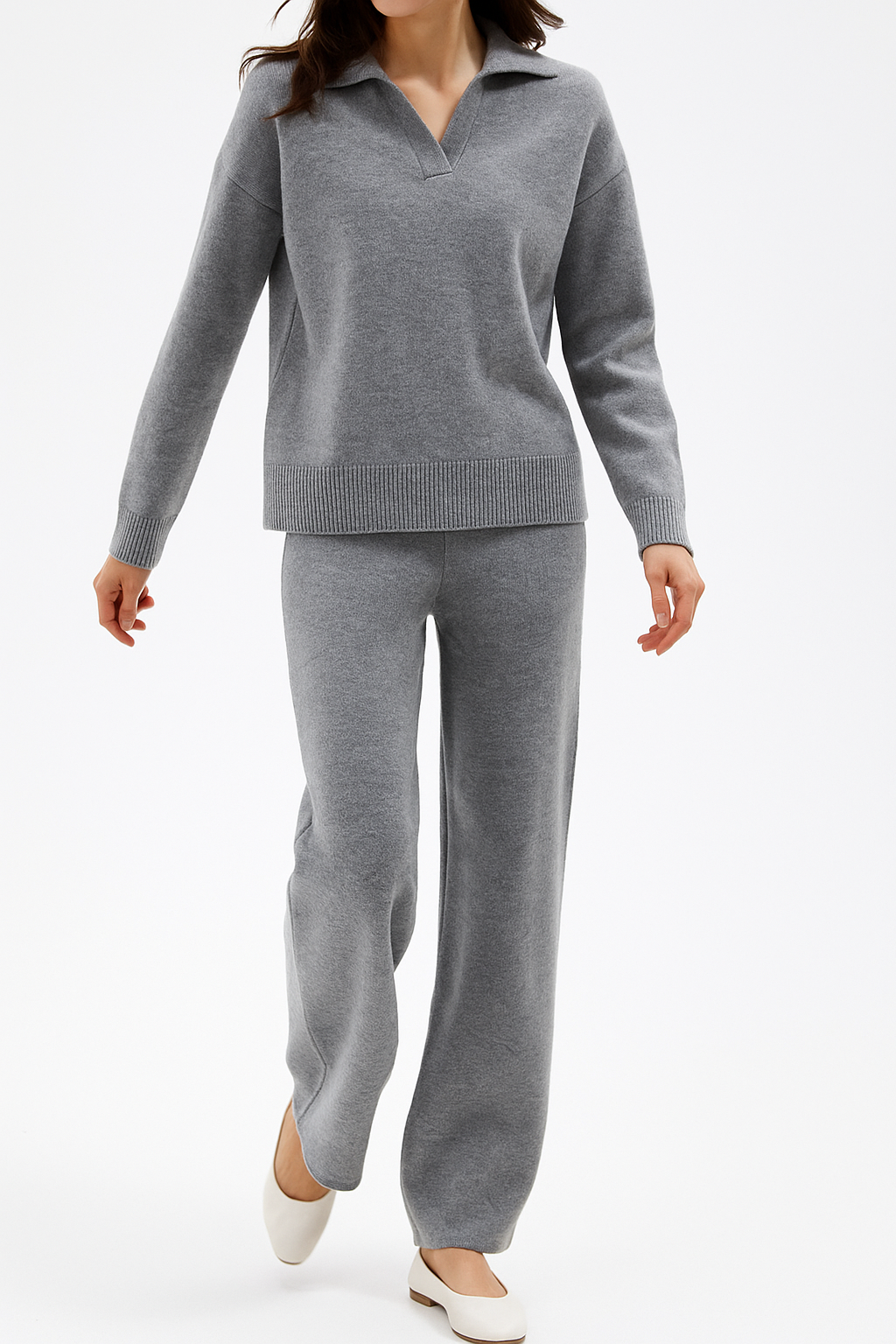 Morgan and Brooke | Polo Knit Set