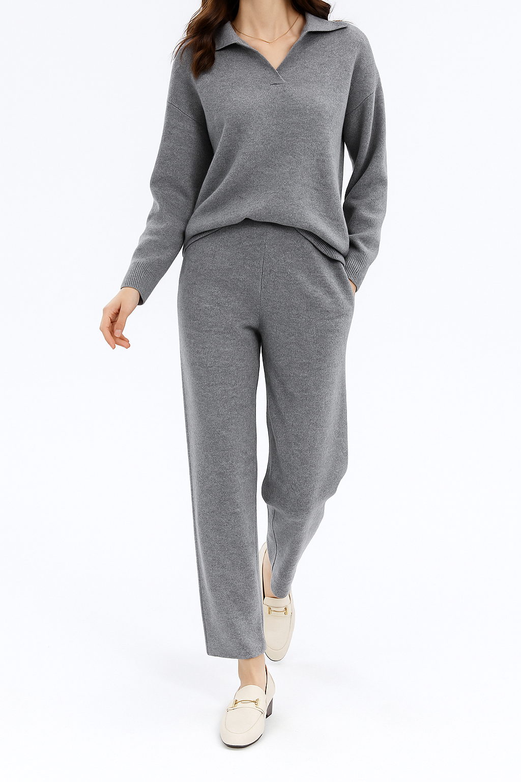 Morgan and Brooke | Polo Knit Set