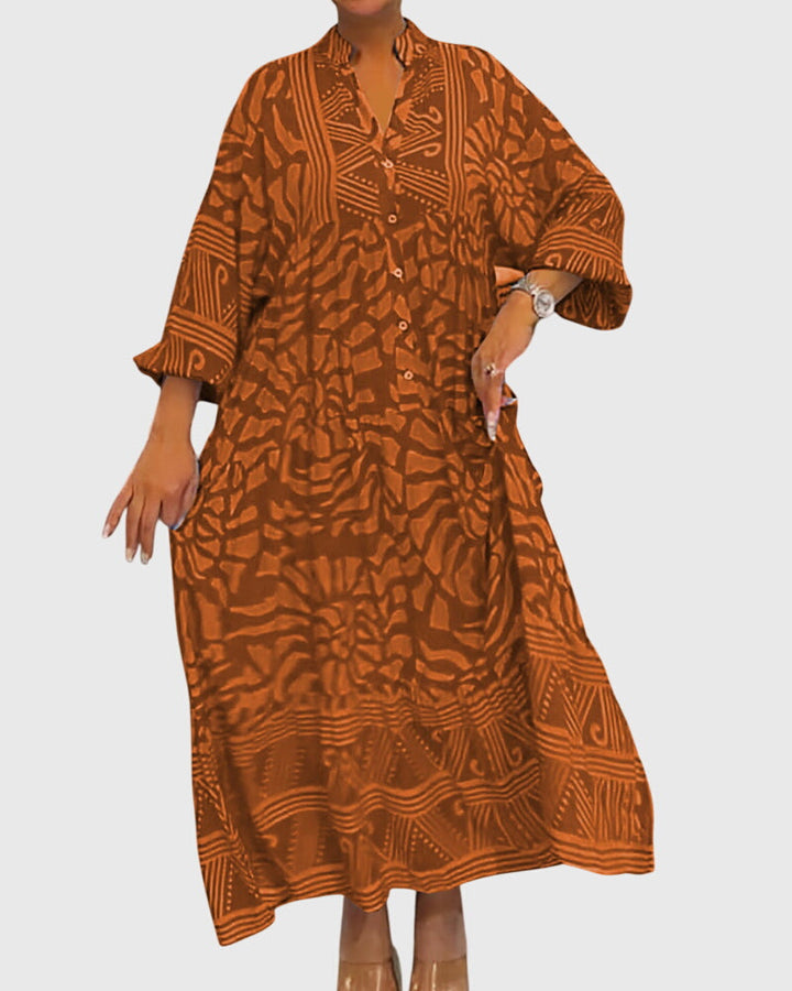 Morgan and Brooke | Mckinley™ | Maxi Dress, Elegant Print