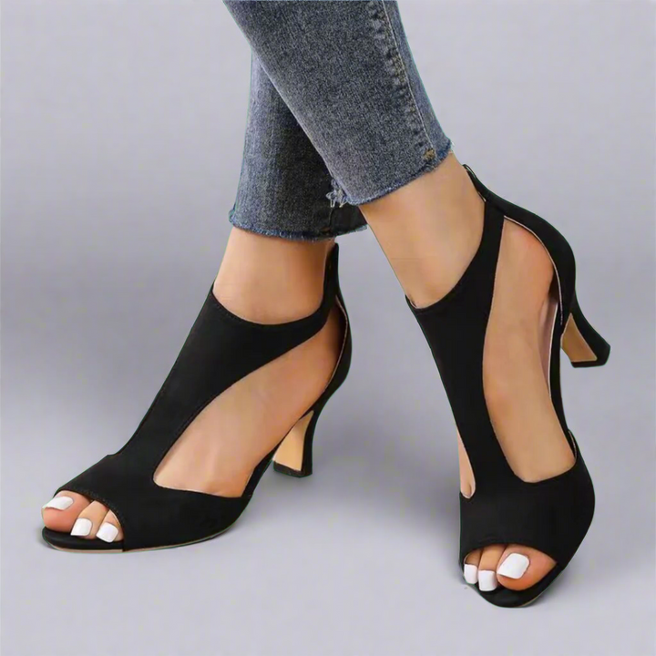 Morgan and Brooke | | Cutout Peep Toe Heels