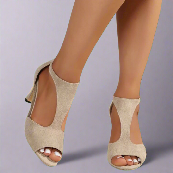 Morgan and Brooke | | Cutout Peep Toe Heels