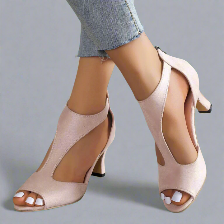Morgan and Brooke | | Cutout Peep Toe Heels