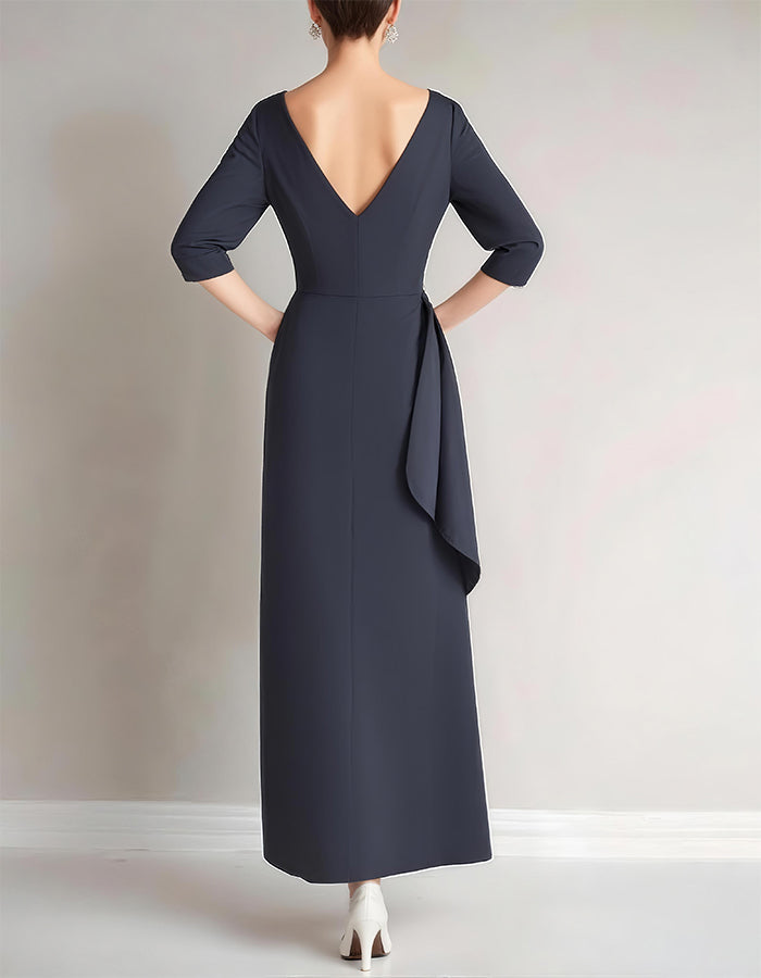 Morgan & Brooke | Red Off-Shoulder Mermaid Two-Piece Dress