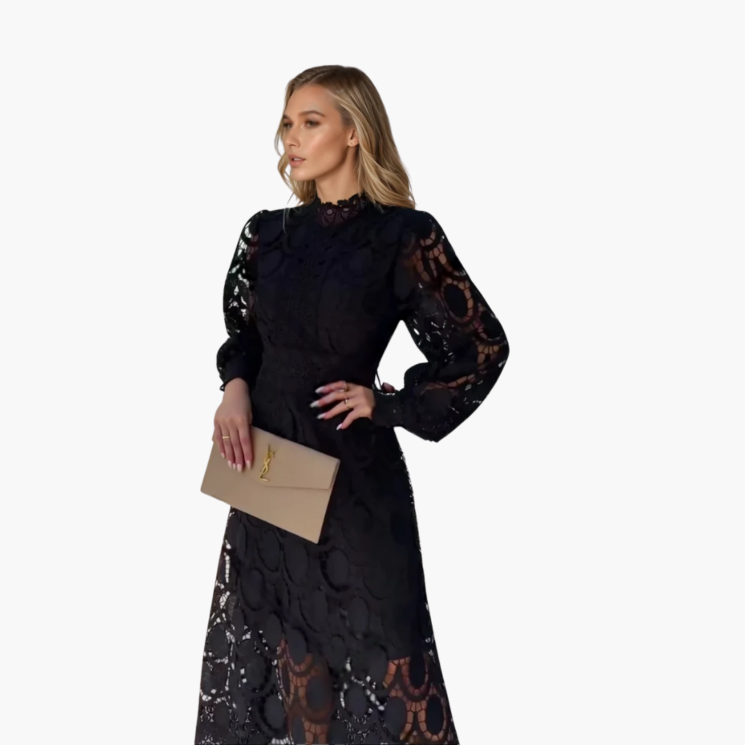 Morgan & Brooke | Multicolor Longline Patchwork Cotton-Blend Dress