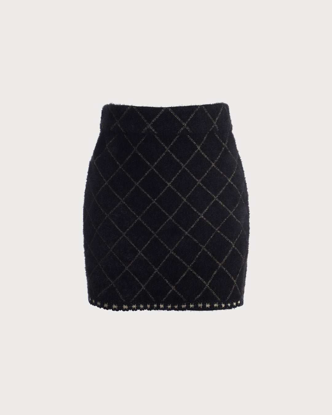 Morgan and Brooke | Argyle Cardigan and Mini Skirt Set