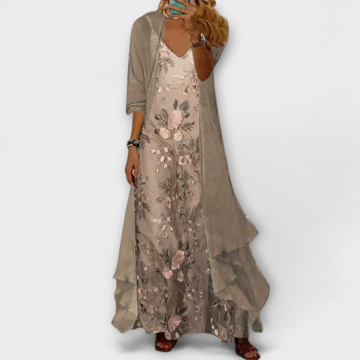 Morgan and Brooke | | Maxi Dress Two-Piece Set