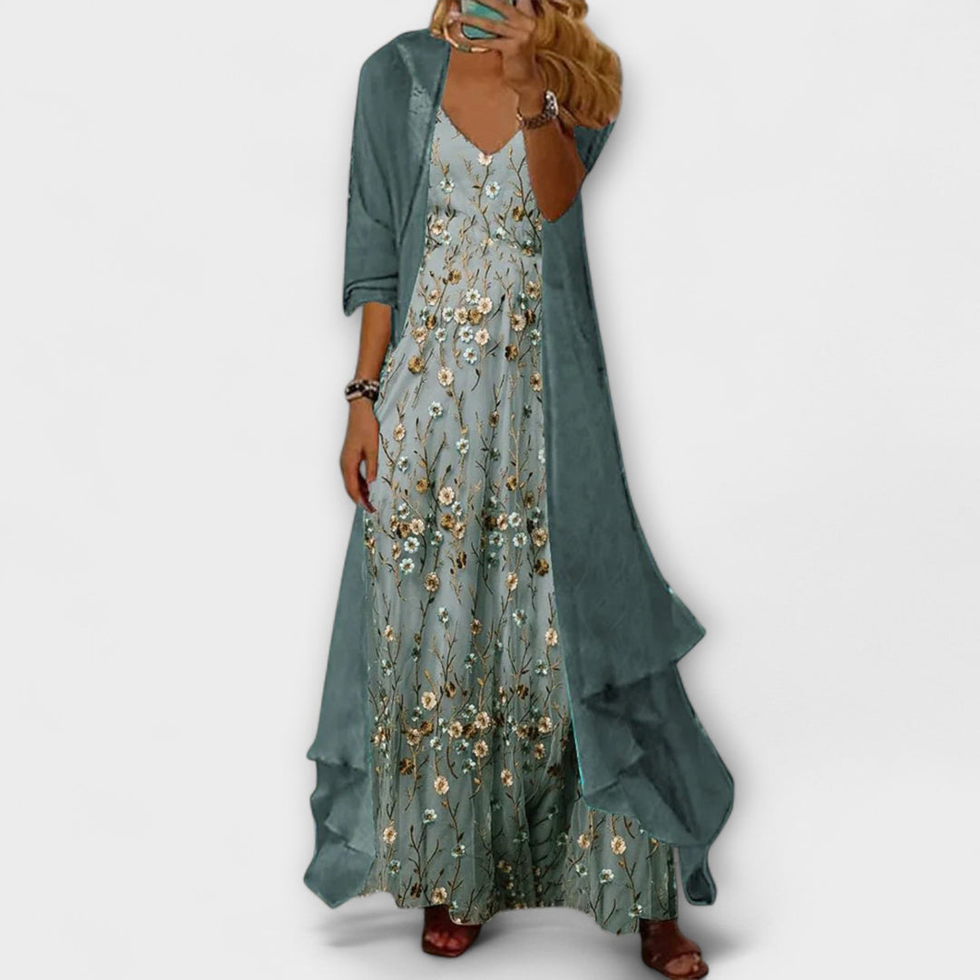 Morgan and Brooke | | Maxi Dress Two-Piece Set