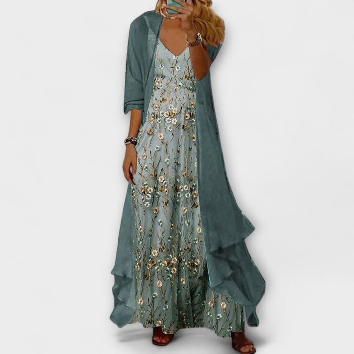 Morgan and Brooke | | Maxi Dress Two-Piece Set
