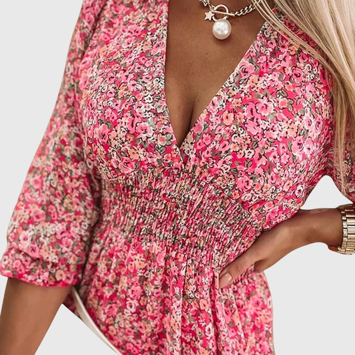 Morgan and Brooke | Dress - Floral, Puff Sleeve