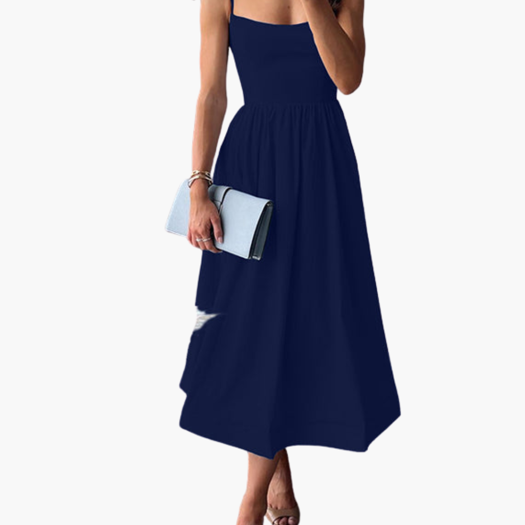 Morgan & Brooke | Strappy A-Line Midi Dress
