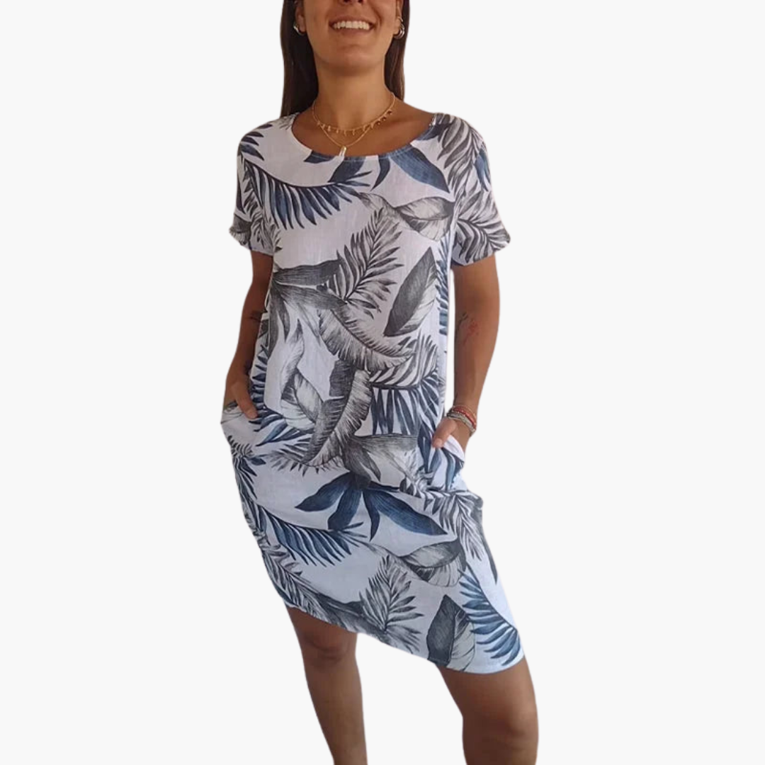 Morgan & Brooke | Navy Relaxed Fit Jersey Dress