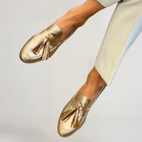 Morgan and Brooke | Heel, Metallic