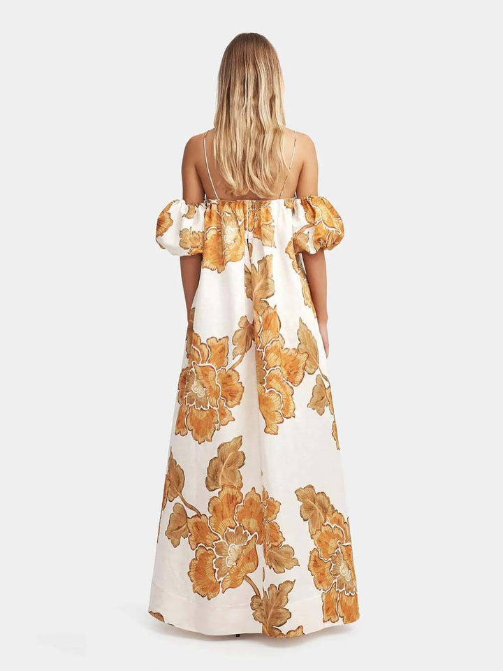 Morgan & Brooke | Floral Print Sling Dress