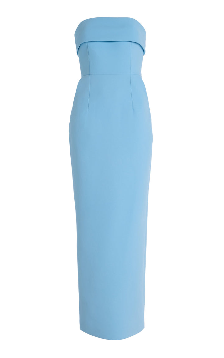 Morgan & Brooke | Bias-Cut Maxi Satin Dress