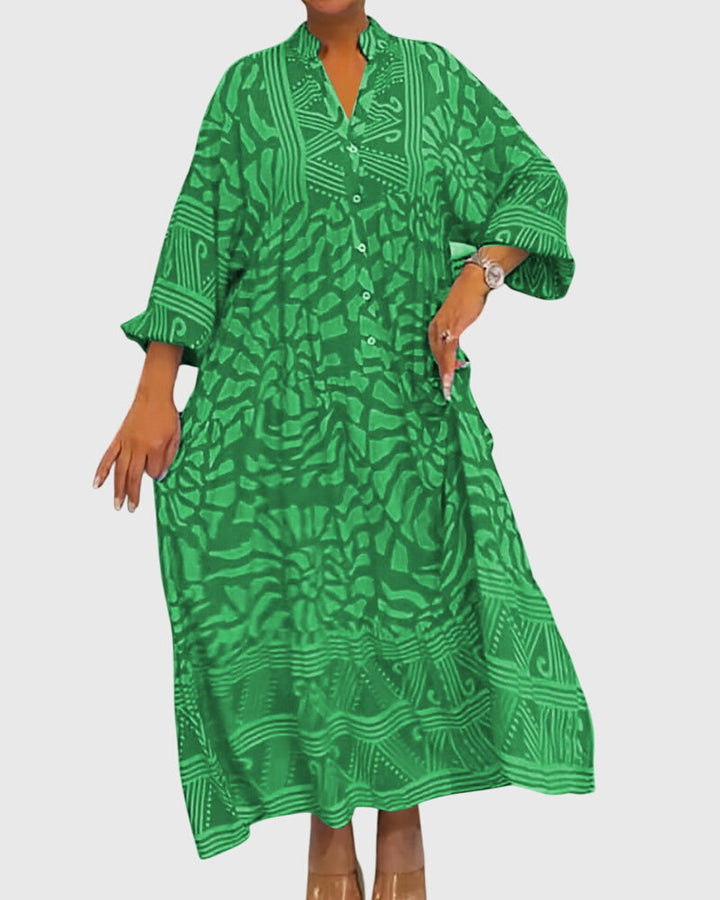 Morgan and Brooke | Mckinley™ | Maxi Dress, Elegant Print