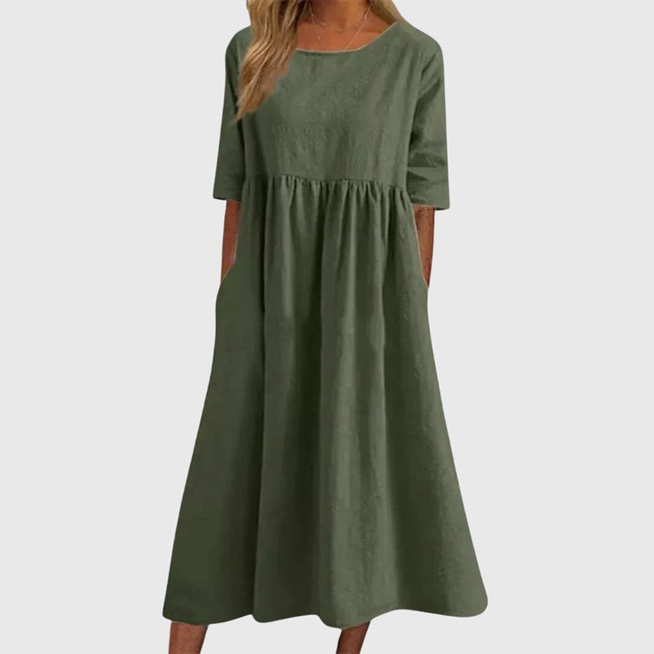 Morgan and Brooke | Haisley™ | Short-Sleeved Dress