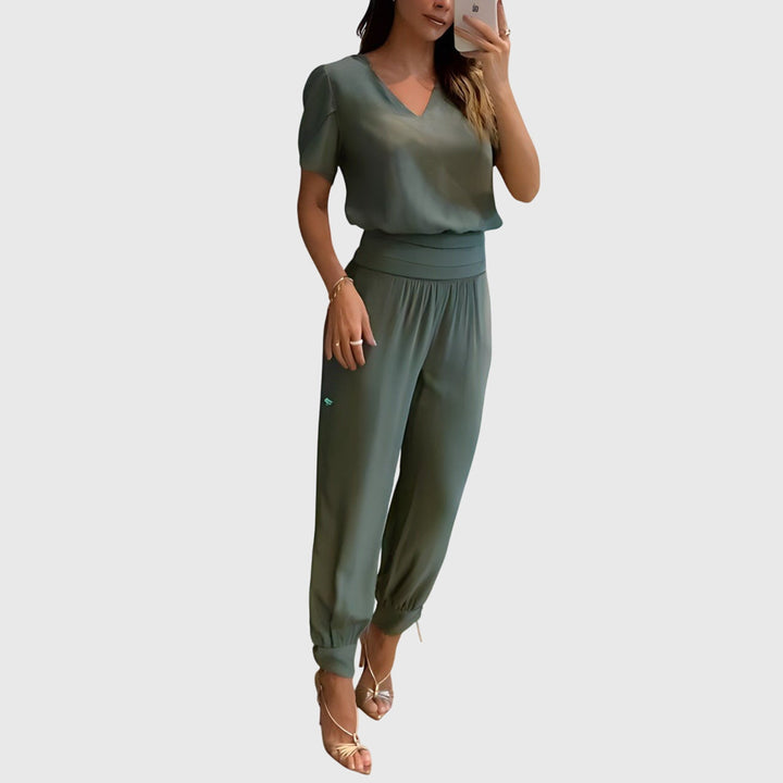 Morgan and Brooke | Blouse and Pants Set