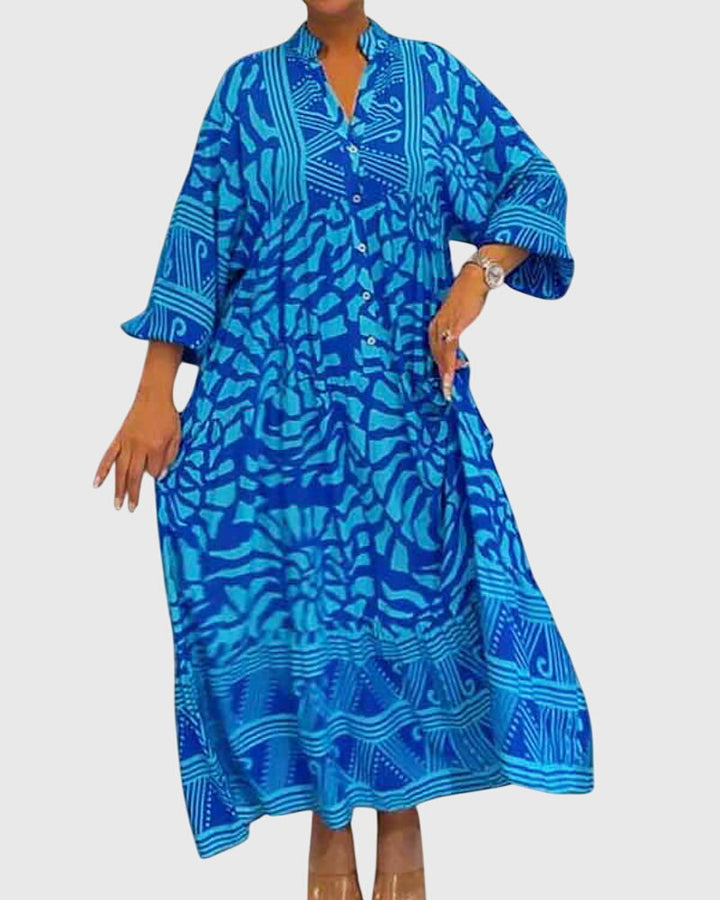 Morgan and Brooke | Mckinley™ | Maxi Dress, Elegant Print